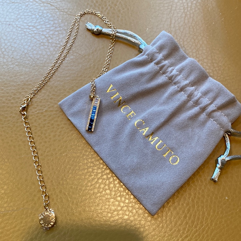 NWOT Vince Camuto Tri Color Stone Pendant